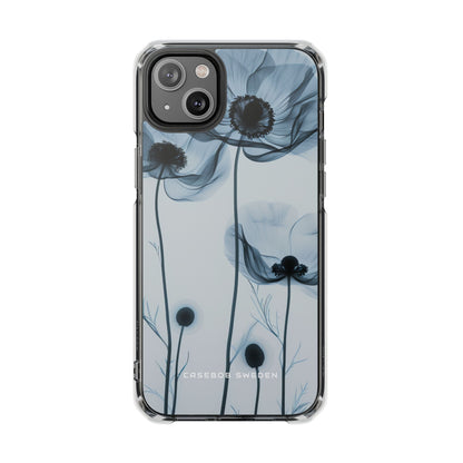 Ethereal X-Ray Flowers iPhone 14 - Clear Impact Phone Case