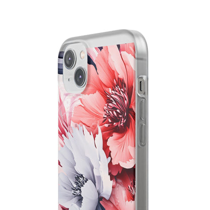 Coral Bloom iPhone 14 Plus Case - Soft