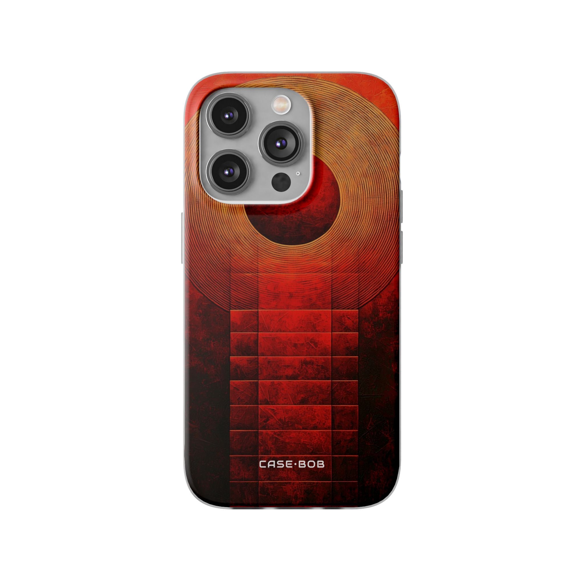 Crimson Orbit iPhone 14 Pro Case - Soft
