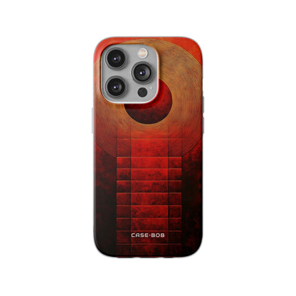 Crimson Orbit iPhone 14 Pro Case - Soft