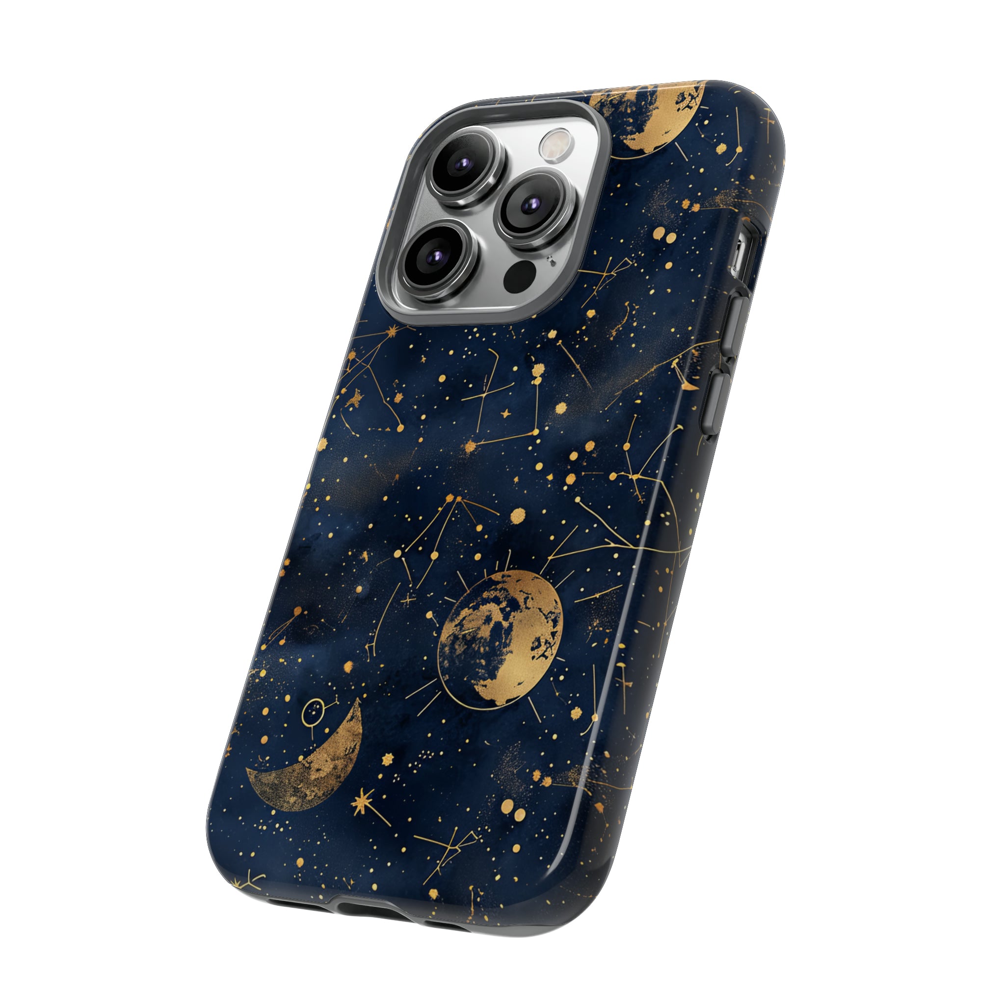 Celestial Zodiac Whispers - Protective Phone Case