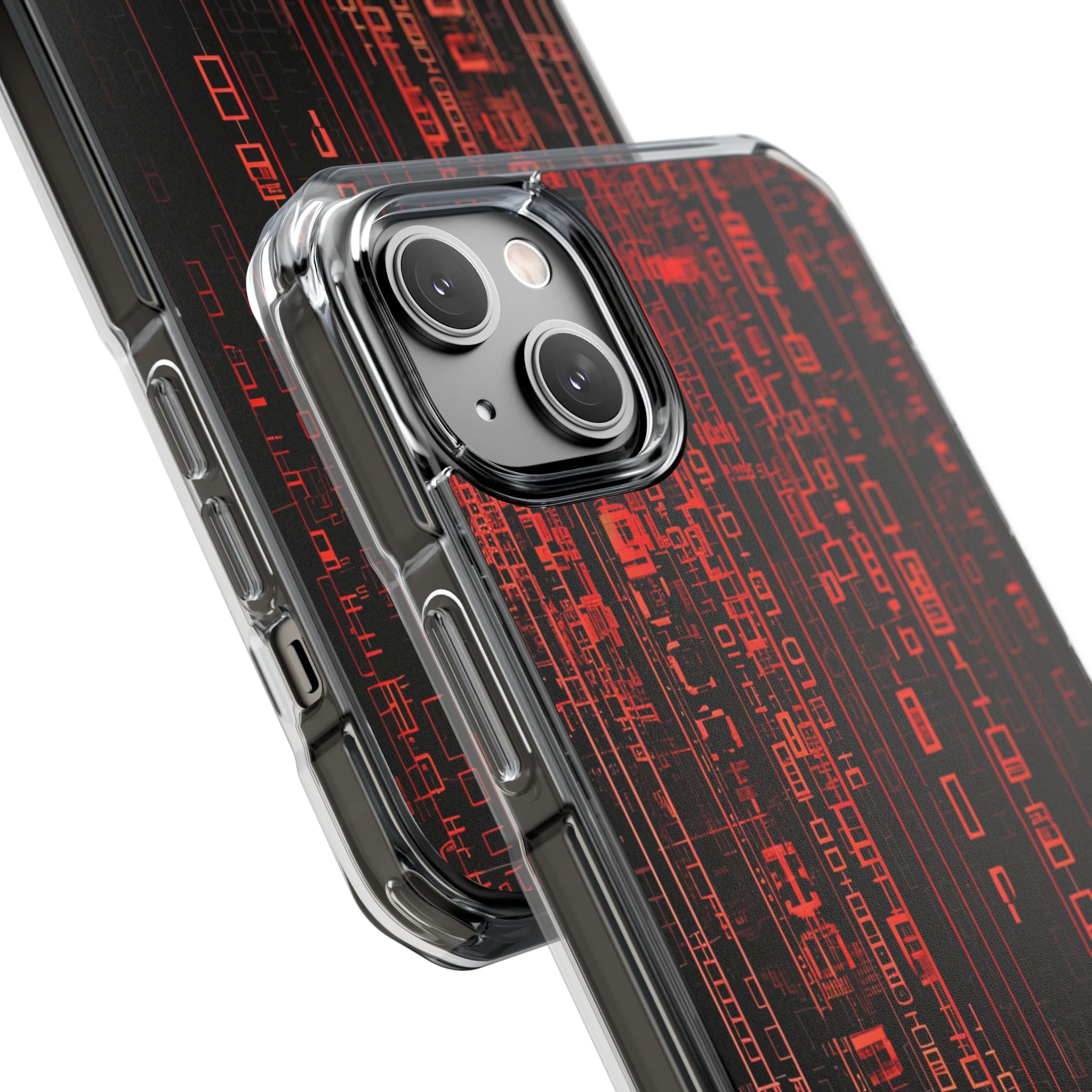 Neon Circuit Dreams iPhone 14 - Impact Clear+
