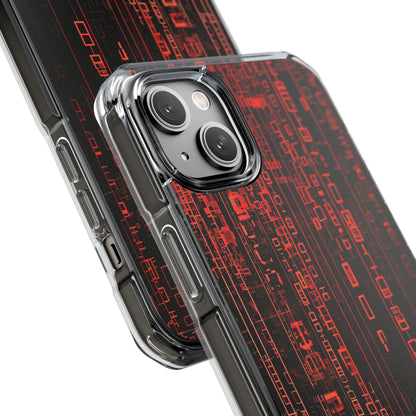 Neon Circuit Dreams iPhone 14 - Impact Clear+