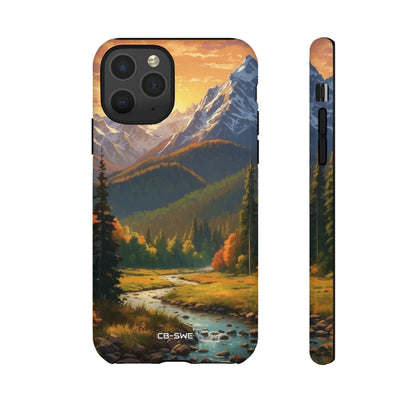 Mountain Reflections Glimmer - iPhone Case