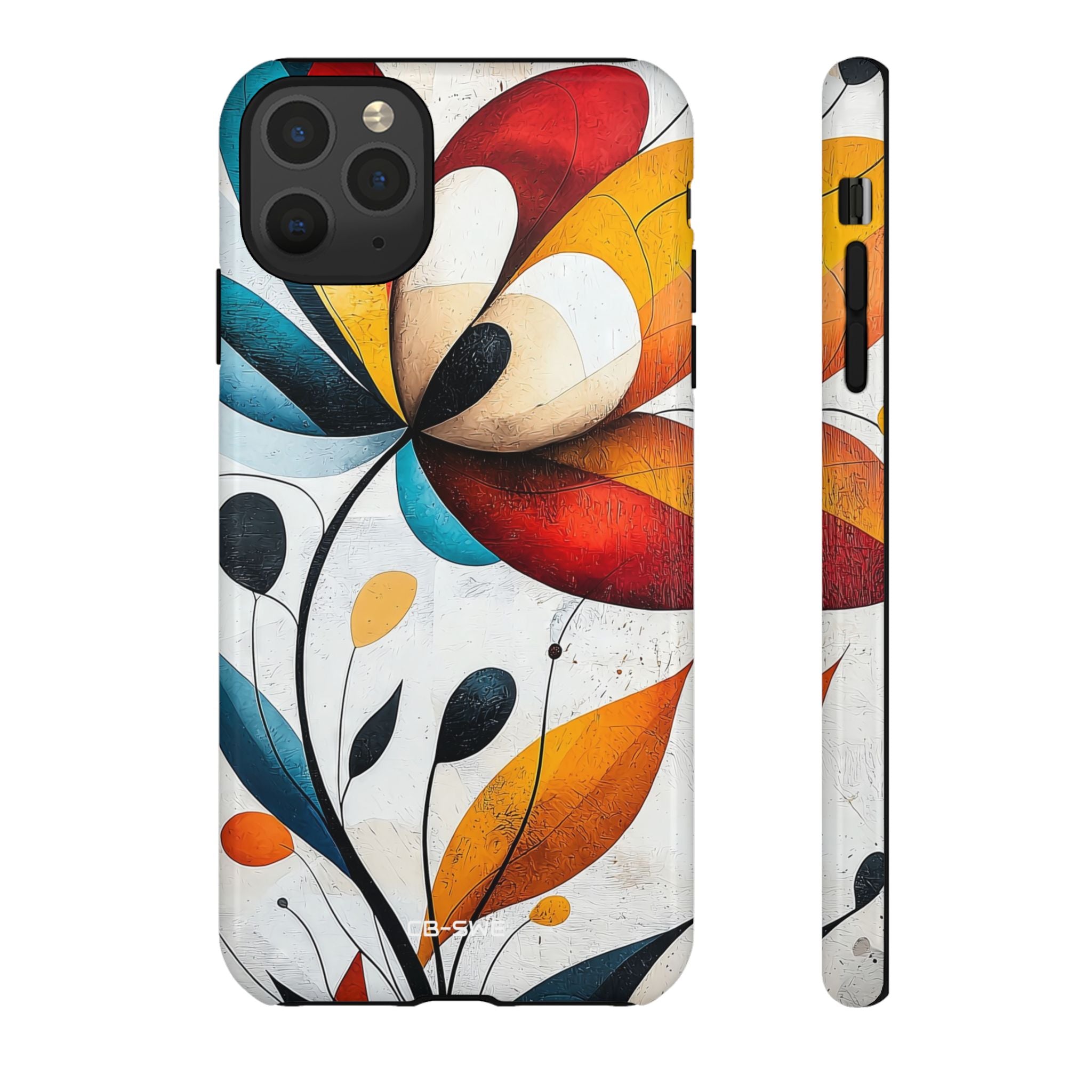 Vibrant Floral Symphony - iPhone Case