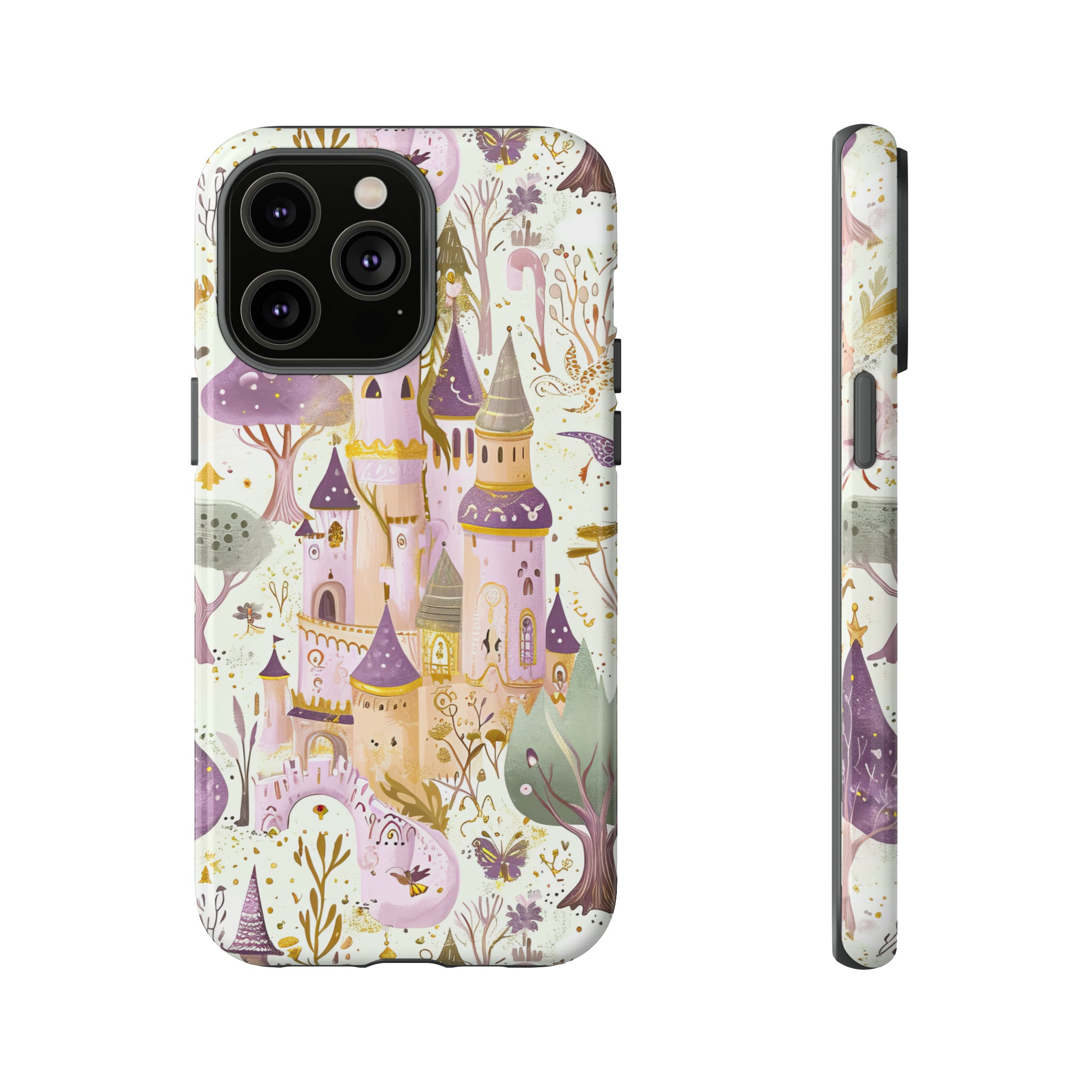 Fairytale Castles Pastel Dream - Protective Phone Case