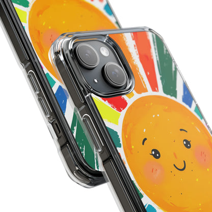 Radiant Smiling Sun iPhone Case - Impact