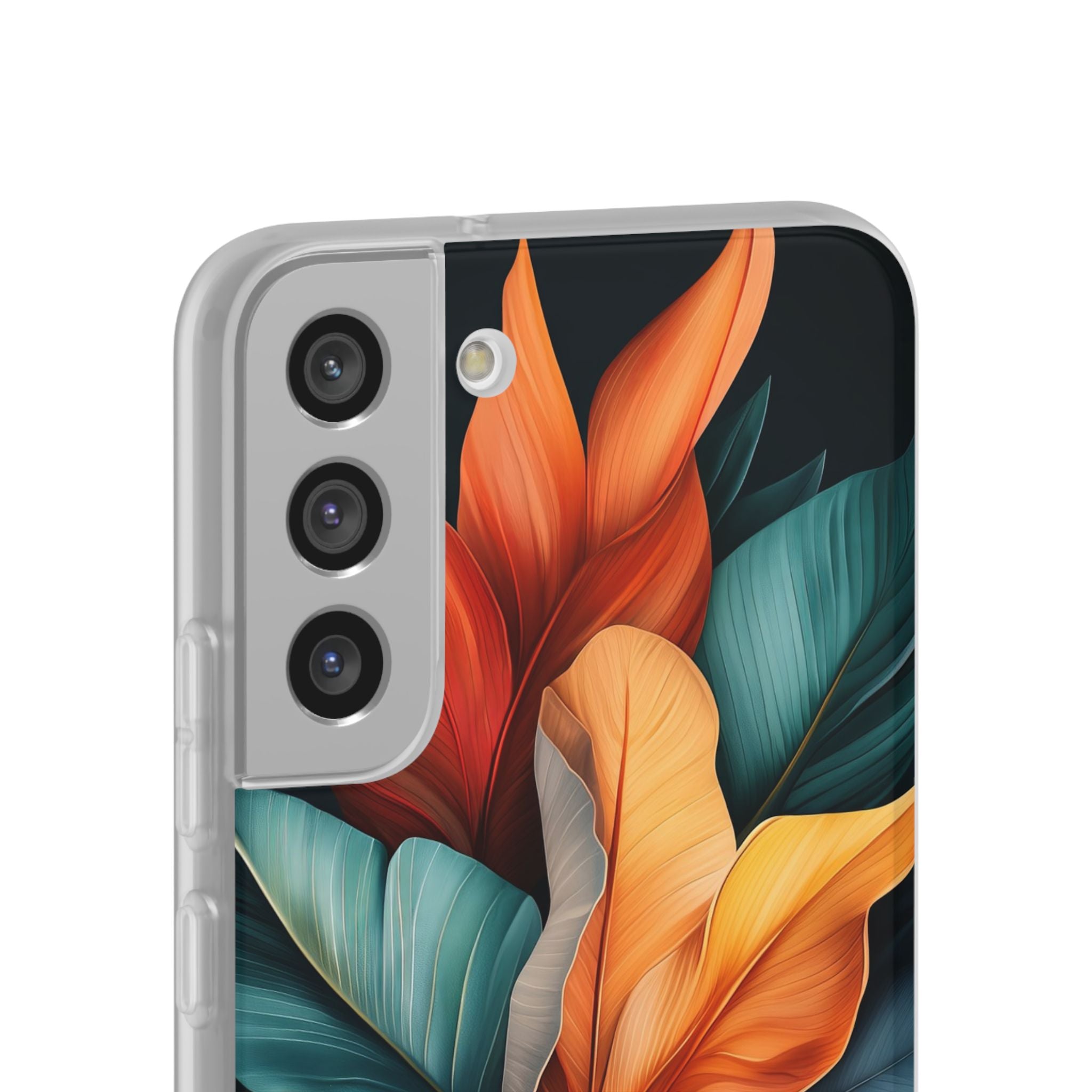 Tropical Leafburst Samsung S22 Plus Case - Soft