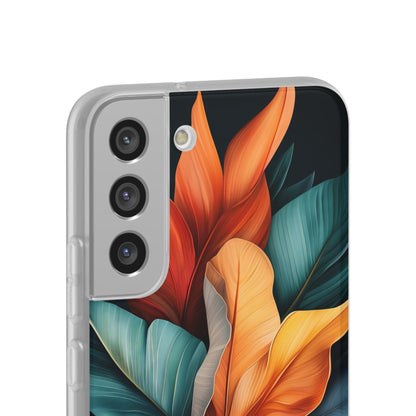 Tropical Leafburst Samsung S22 Plus Case - Soft