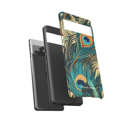 Art Nouveau Peacock Elegance Google Pixel 6 - Tough Phone Case