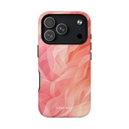 Peach Wave Drift iPhone 17 Pro Case - Tough+