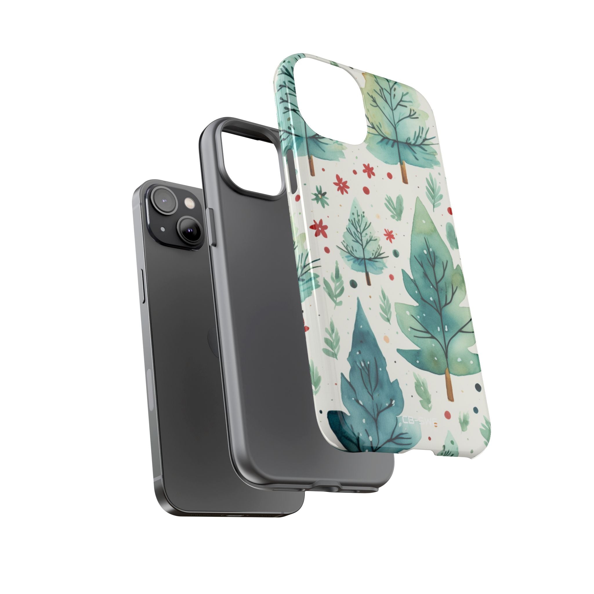 Joyful Evergreen Dance - iPhone Case