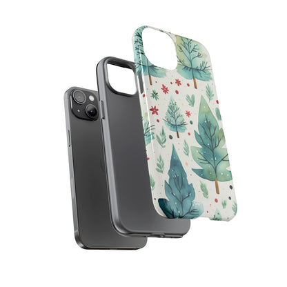 Joyful Evergreen Dance - iPhone Case