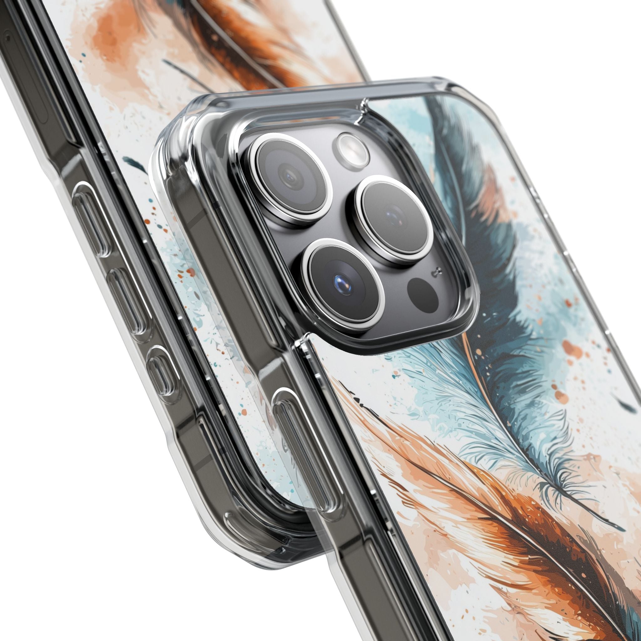 Feathers Dance Lightly iPhone Case - Impact