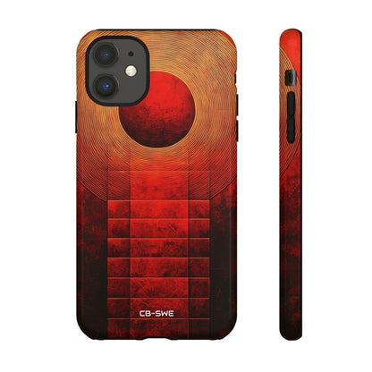 Circular Convergence Glows - iPhone Case