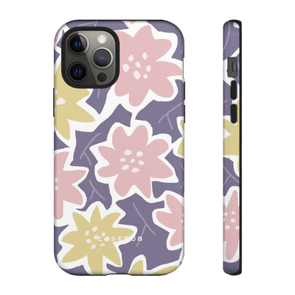 Purple Happy Flower - Protective Phone Case