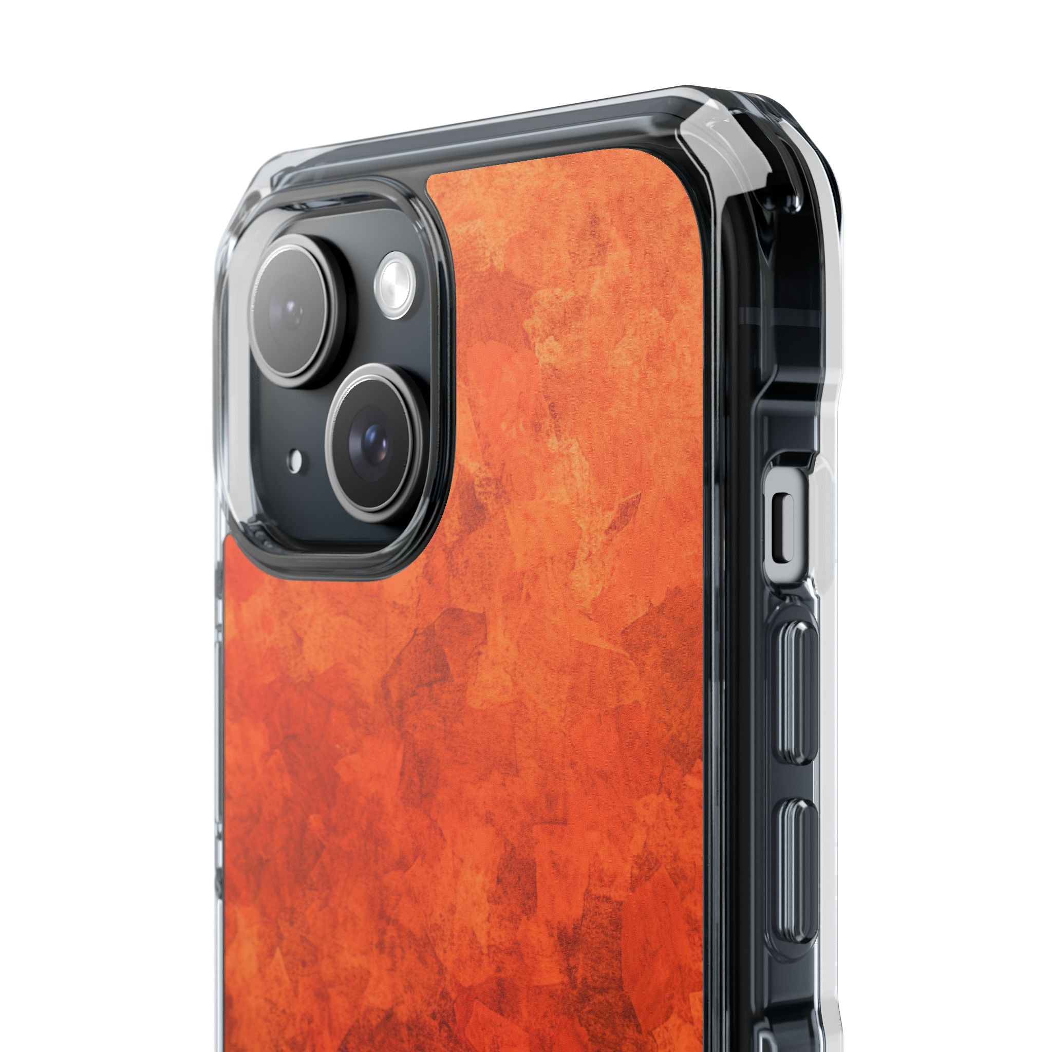 Strati d'Autunno Cremisi iPhone 15 - Impact Clear+