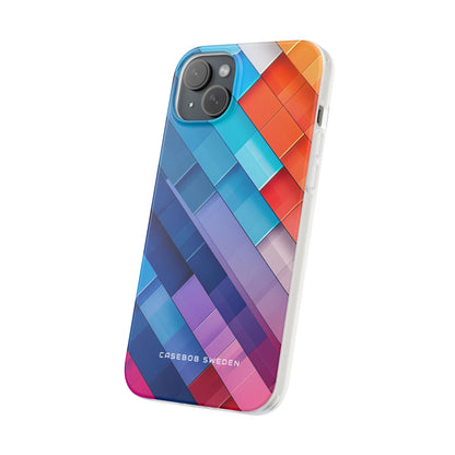 Vibrant GeoFlow iPhone 15 - Flexi Phone Case