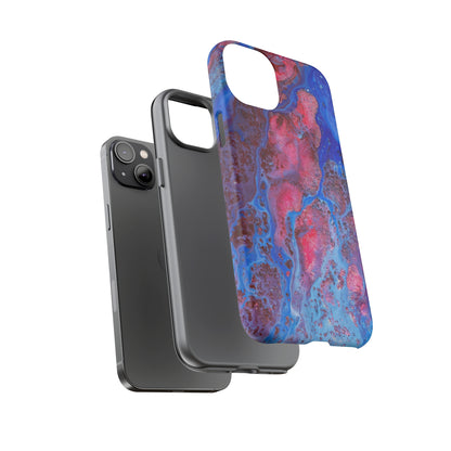 Red Mountain Ink Art iPhone Case (Protective) Phone Case