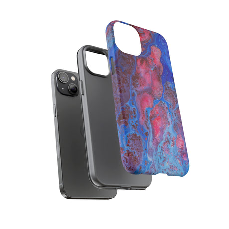 Red Mountain Ink Art iPhone Case (Protective) Phone Case