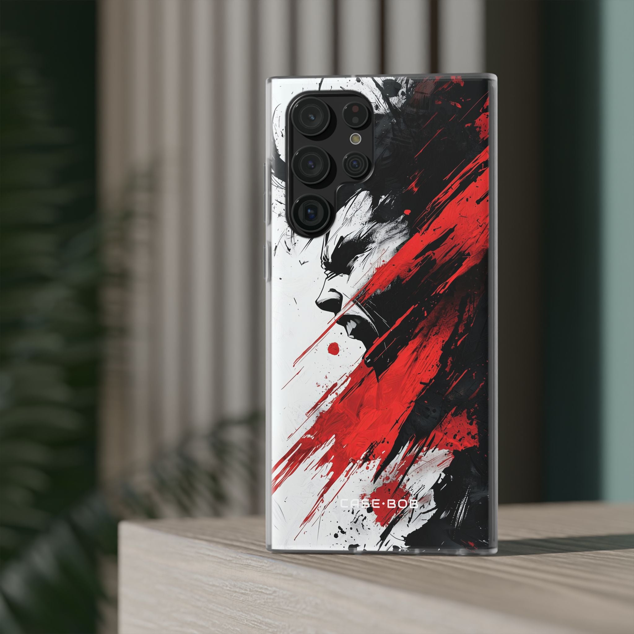 Yelling Profile Burst Samsung S22 Ultra Case - Soft