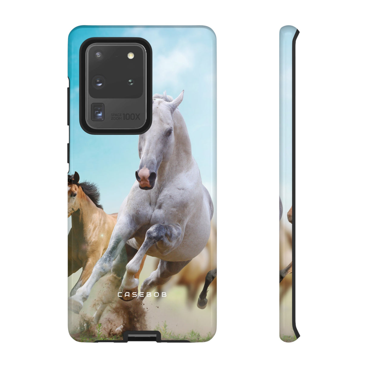 Blue Sky Horses - Protective Phone Case