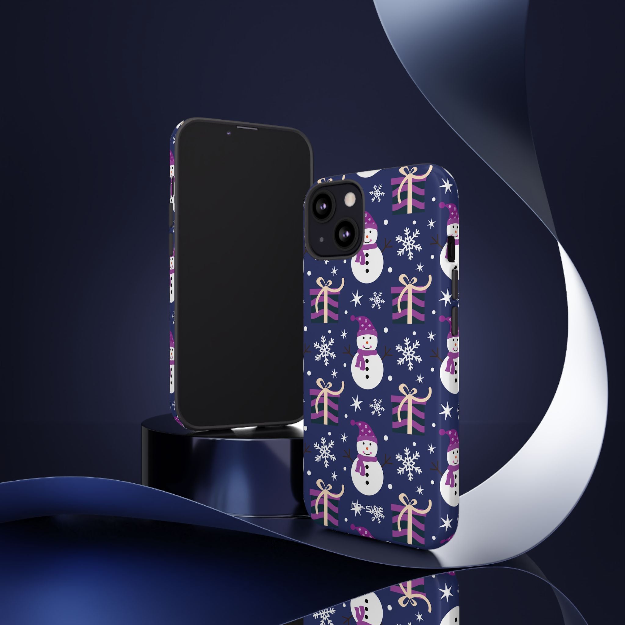 Snowmen Gift Giving - iPhone Case