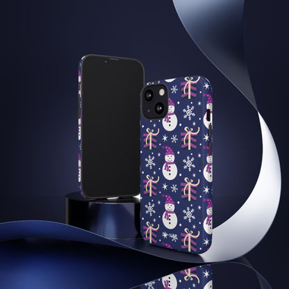 Snowmen Gift Giving - iPhone Case