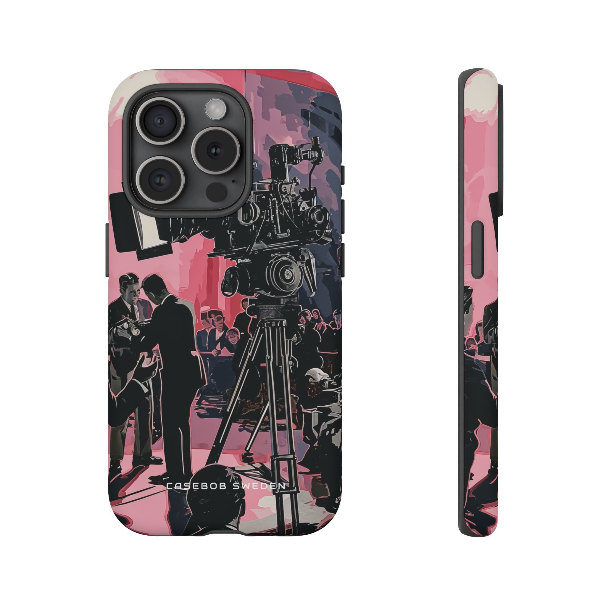 Retro Cinematic Spotlight iPhone 15 - Tough Phone Case