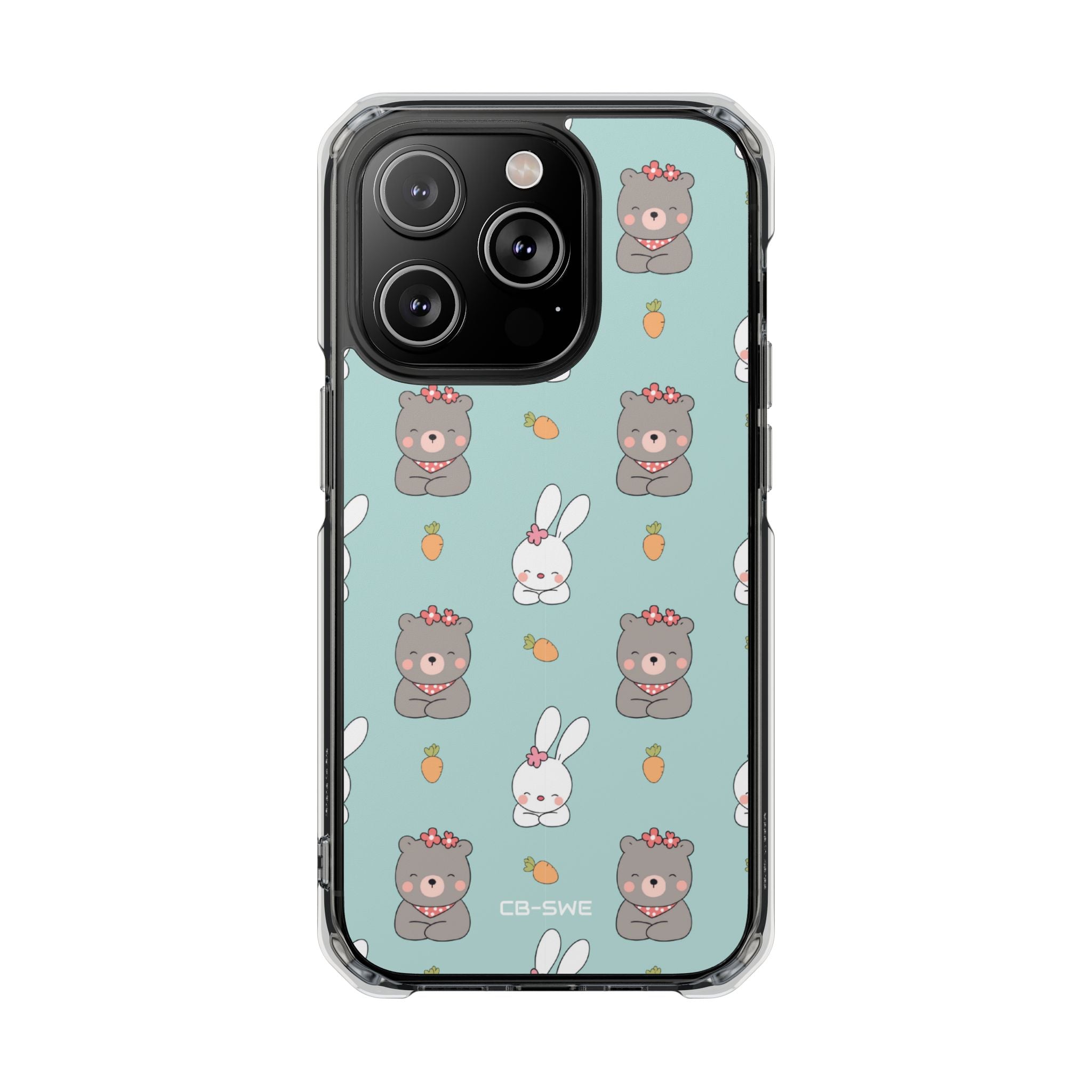 Bunnies Gather Carrots iPhone Case - Impact