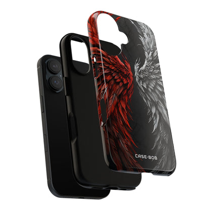Crimson White Wings iPhone 16 Plus Case - Tough