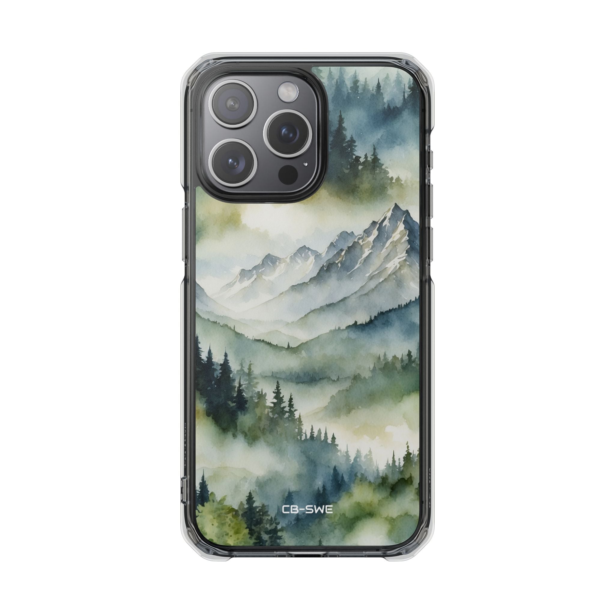 Misty Peaks Emerge iPhone Case - Impact