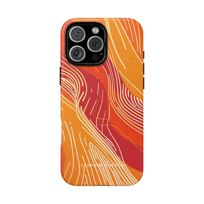 Gradient Flowwave Essence iPhone 16 - Tough Phone Case