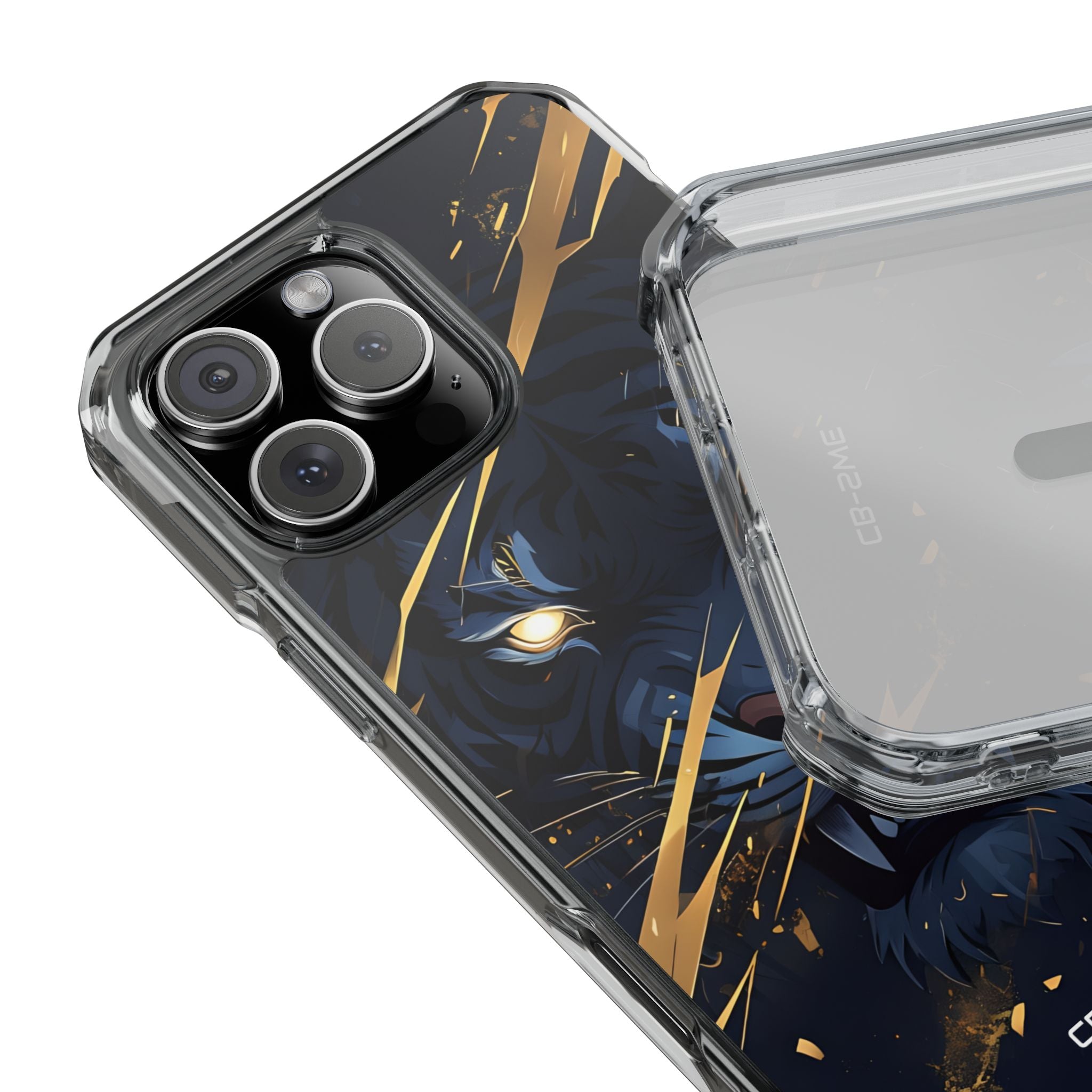Tiger's Glowing Gaze iPhone Case - Impact