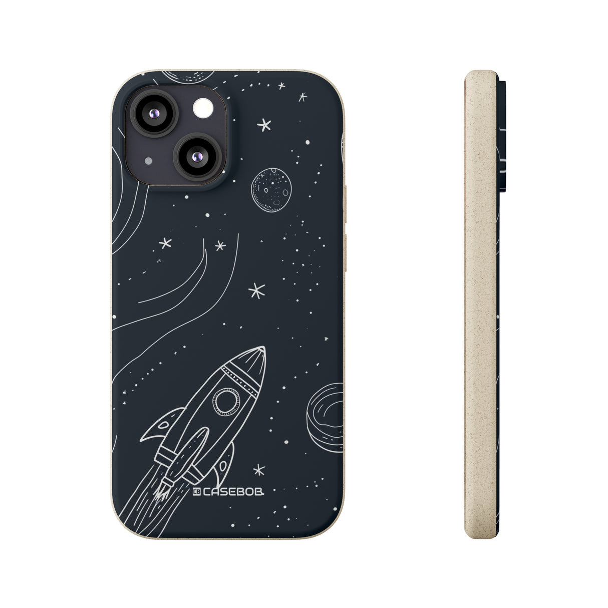 Cosmic Doodle Adventure | Biodegradable Phone Case