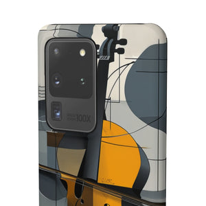 Cello Abstraction | Slim Phone Case for Samsung