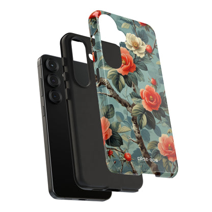 Coral Bloom Samsung S25 Case - Tough