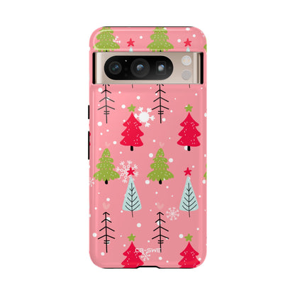 Snowflakes Dance Playfully - Google Pixel Case