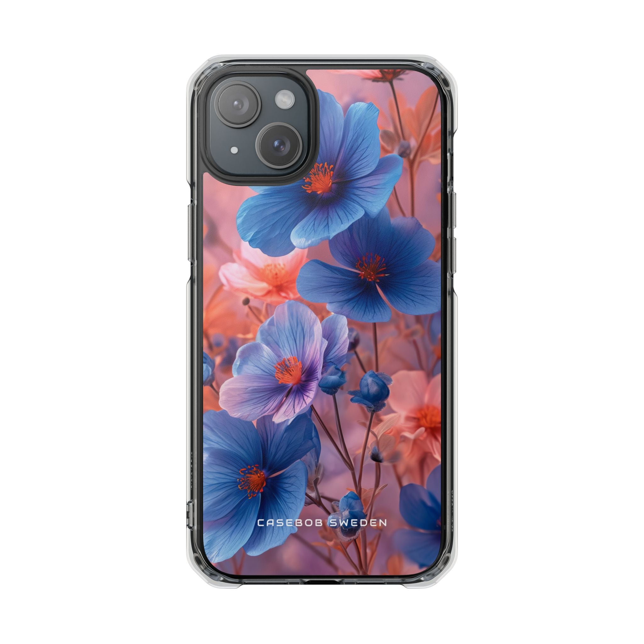 Ethereal Floral Symphony iPhone 15 - Clear Impact Phone Case