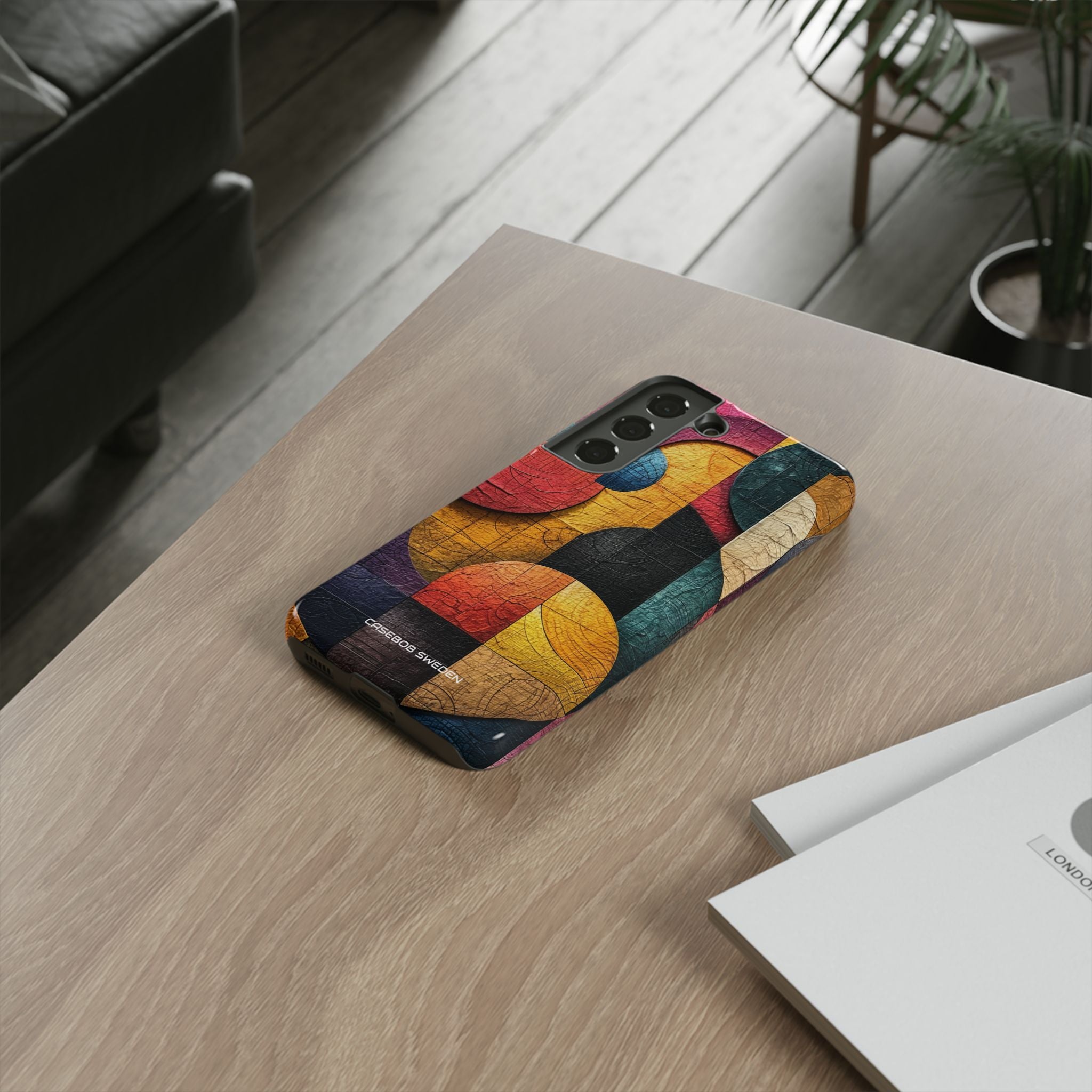 Vibrant Geometric Art - Tough Samsung S22 Phone Case