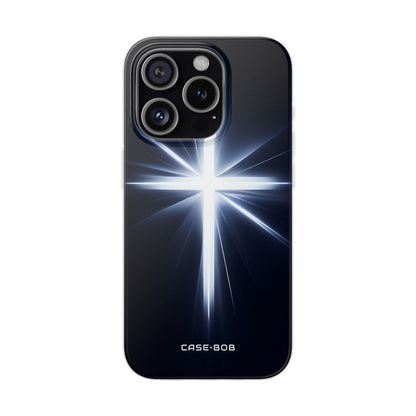 Glowing Crossburst iPhone 15 Pro Case - Soft