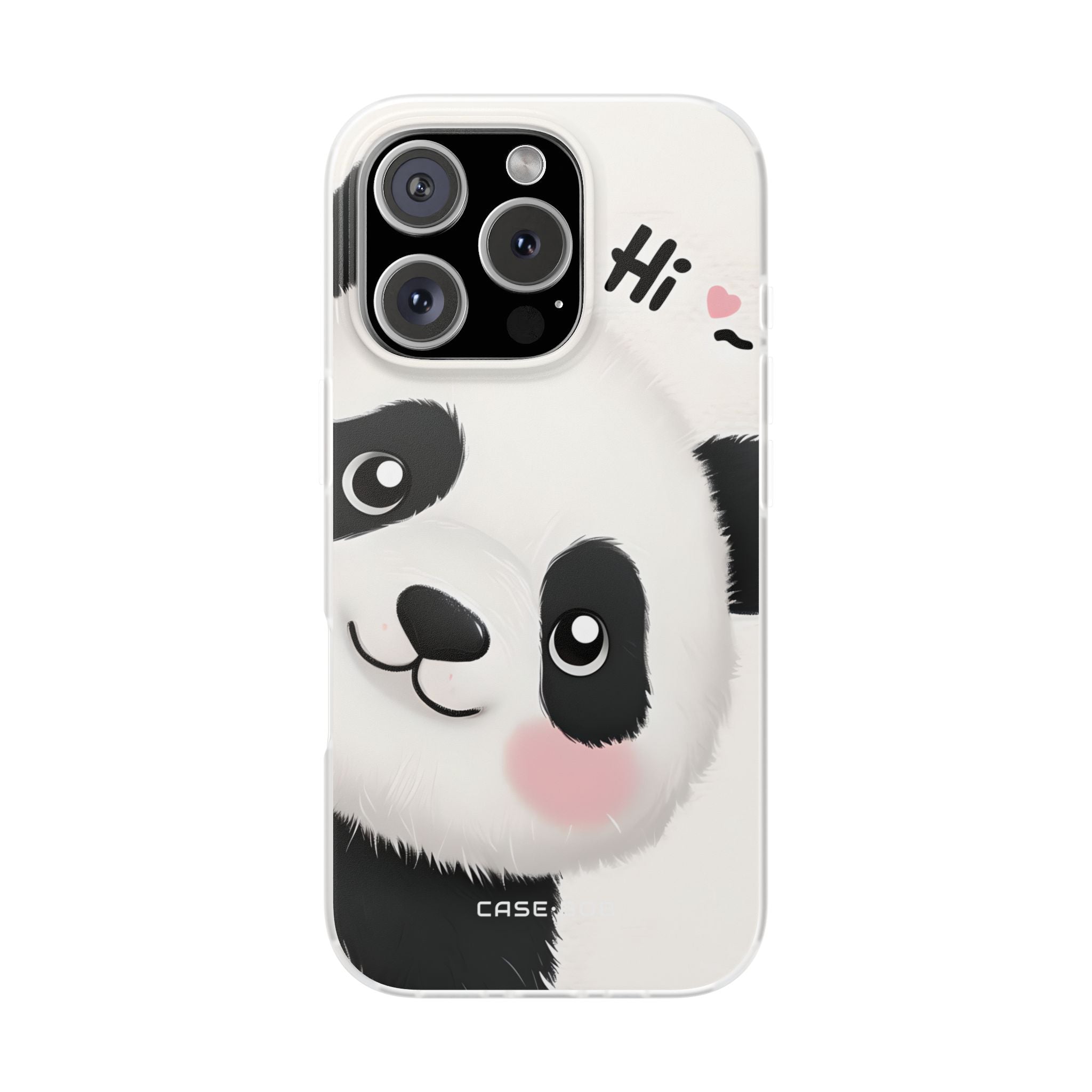 Panda Glow iPhone 16 Pro Case - Soft