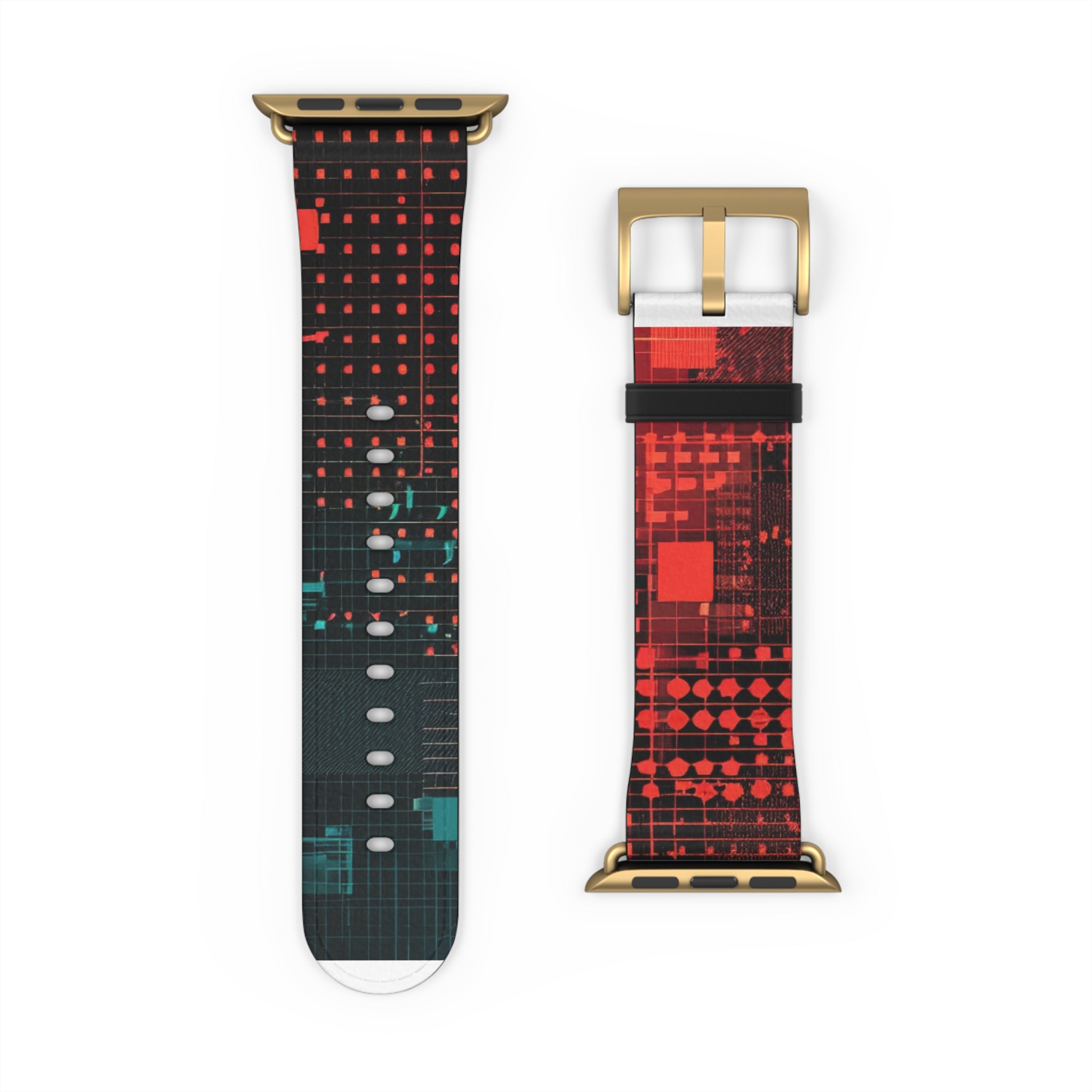 Crimson Circuit - Watch Band