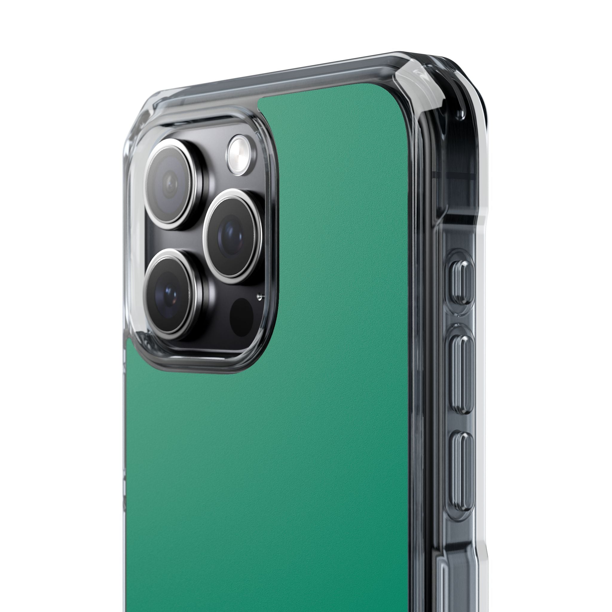 Emerald Green Shade - Clear Impact Case for iPhone