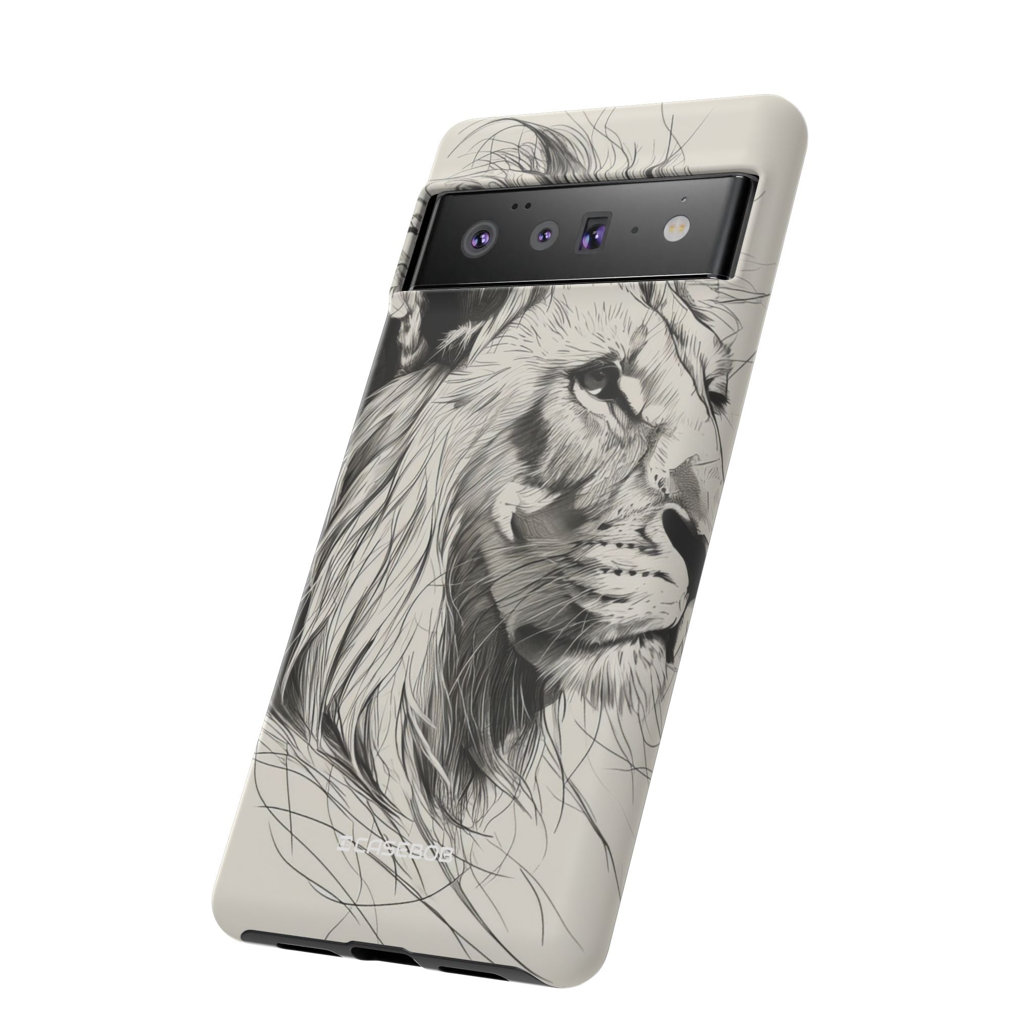 Majestic Linework Lion - Phone Case for Google Pixel