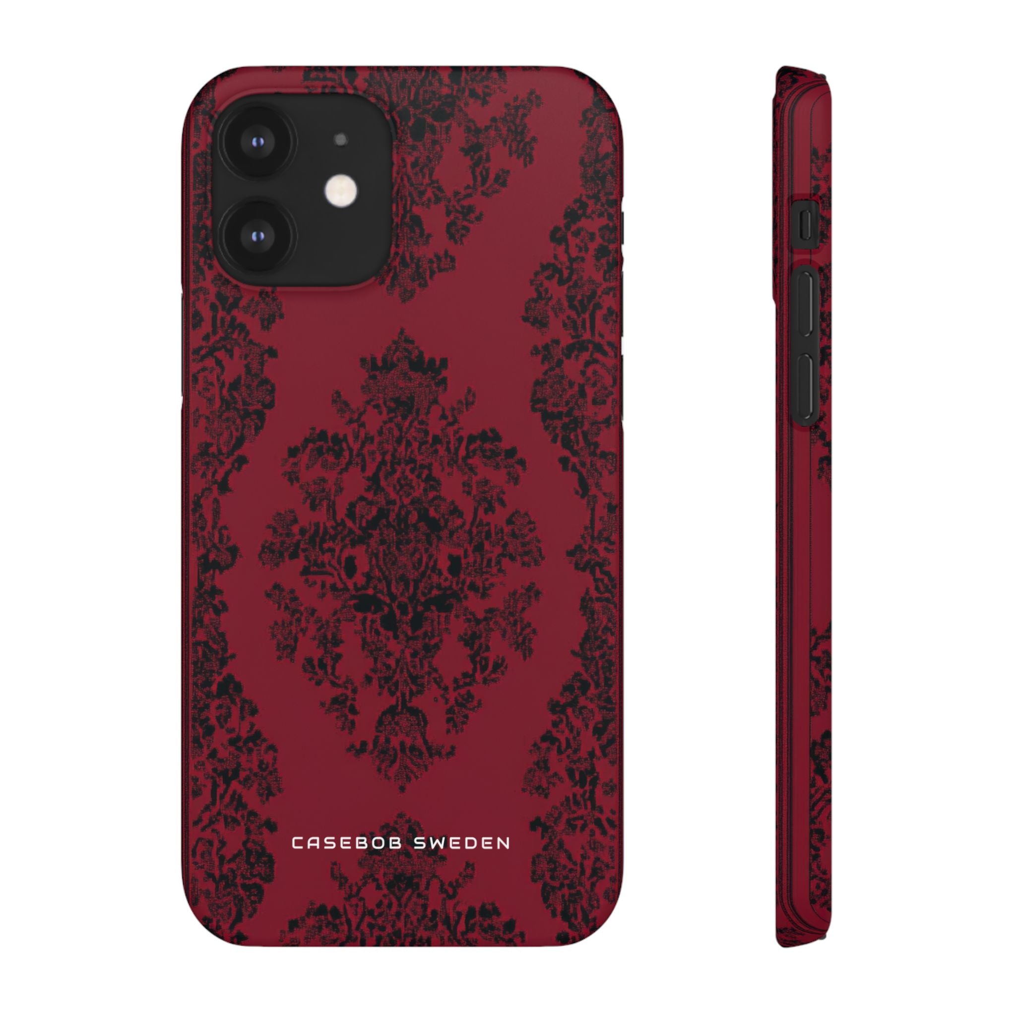 Gothic Crimson Elegance iPhone 12 - Schlanke Handyhülle