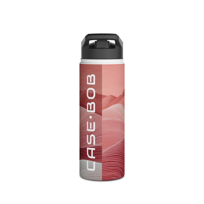 White Orb Dunes - Stainless Steel Water Bottle