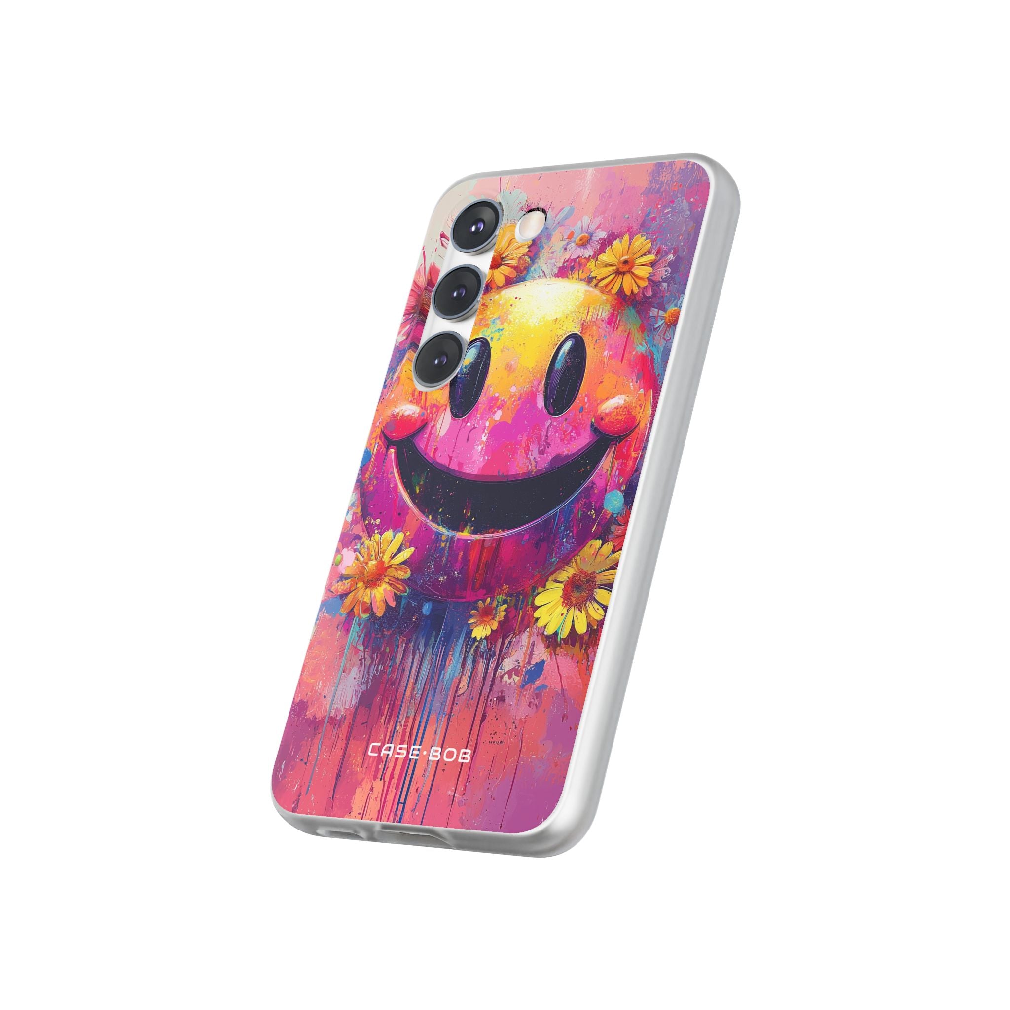 Smiley Bloom Samsung S23 Case - Soft