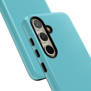 Cyan Blue - Protective Phone Case - Protective Phone Case