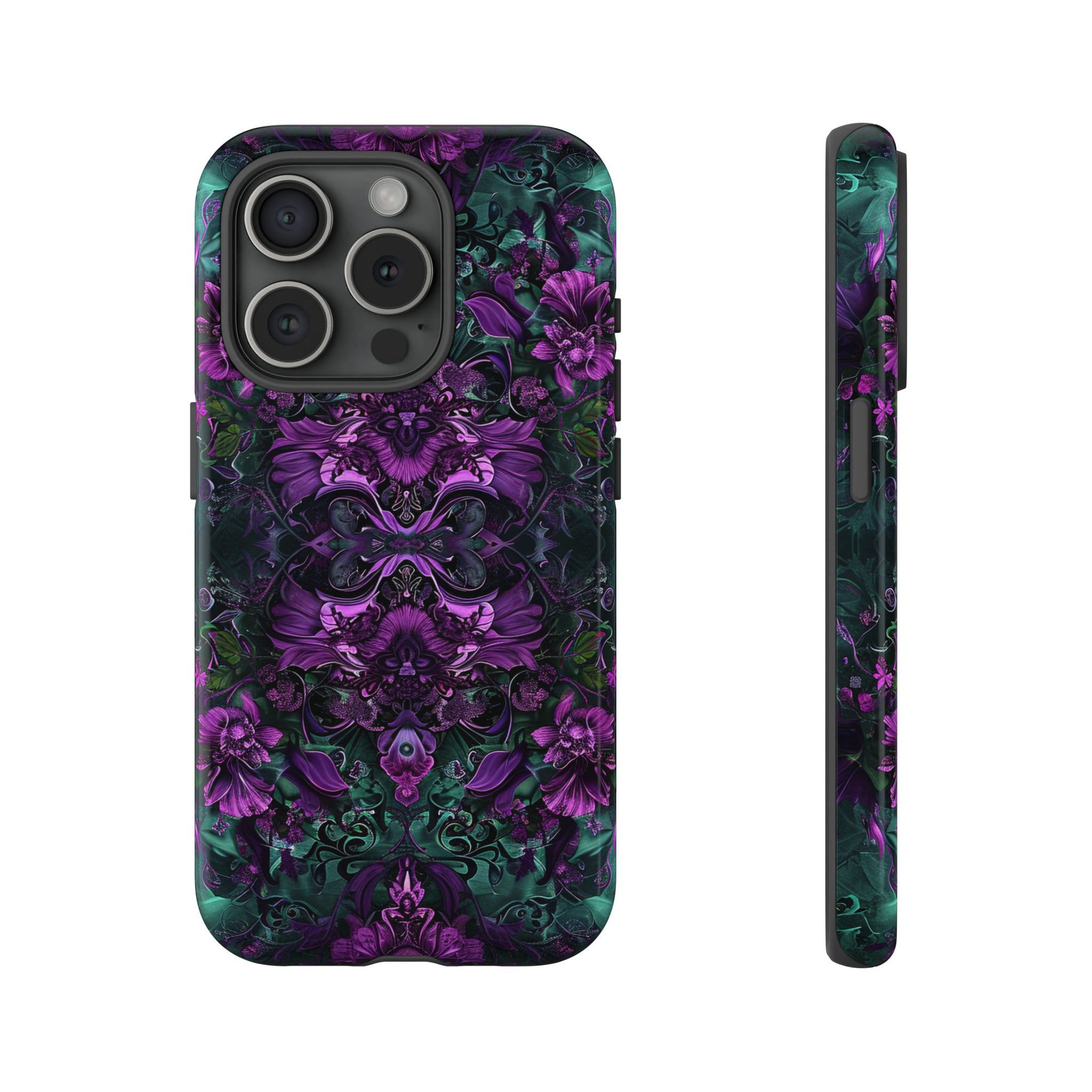 Baroque Floral Gothic - Protective Phone Case